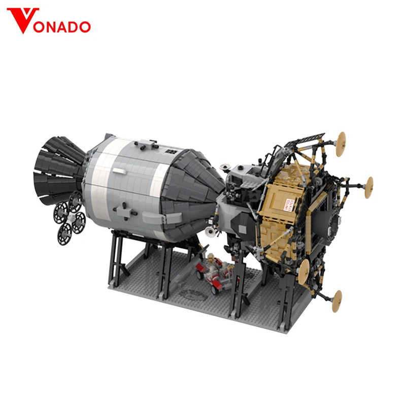 

Vonado Star Wars Series Apollo Spacecraft Diy Building Blocks Bricks Star Wars Creative MOC-26457 Toys For Children