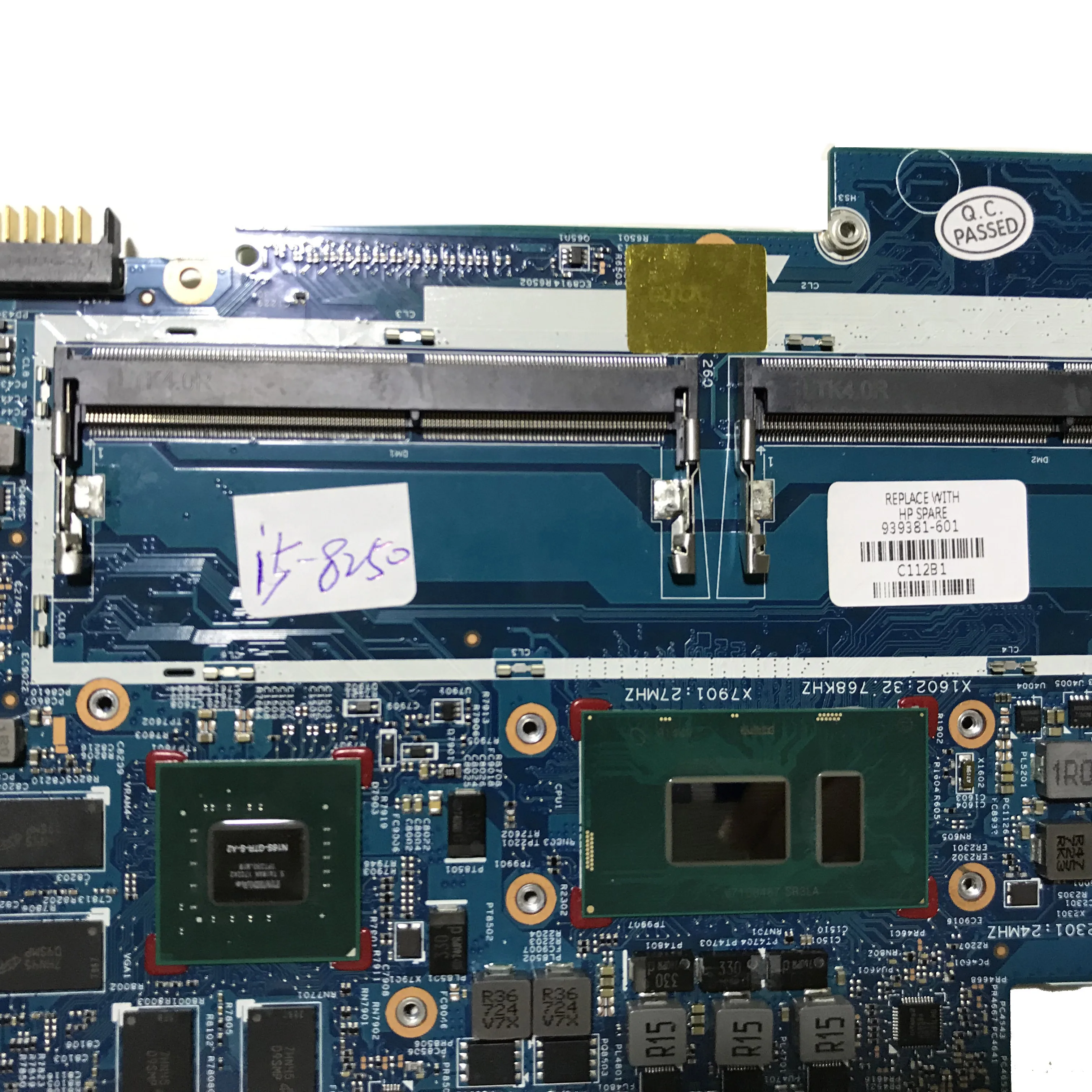 Материнская плата для ноутбука hp Pavilion X360 14-BA 939381-601 с i5-8250u cpu 940M 2G GPU DDR4 протестирована
