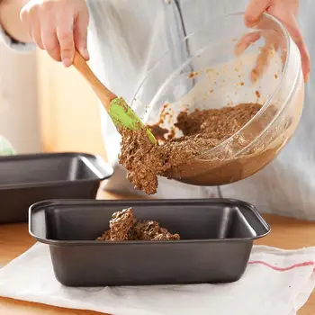 

Nonstick Carbon Steel Bread Pan Loaf Pan Rectangular Long Toast Box Baking Pan Baking Supplies Cheese Toast Baking Molds