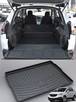 

Puou Non-Slip Waterproof For Peugeot 3008 2013-19 Mat Rear Trunk Liner Cargo Floor Tray Carpet Guard Protector Car Accessorie