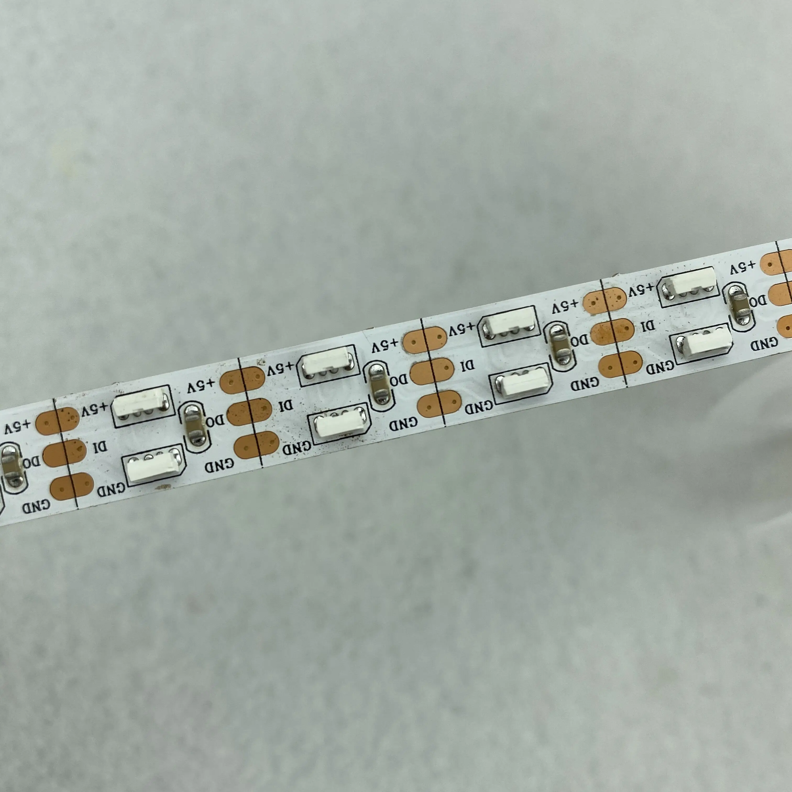 double-side-emitting RGB addressable pixel strip;DC5V;120LEDs/m;SK6812-SIDE-4020;10mm wide;IP20;white PCB;3m a roll