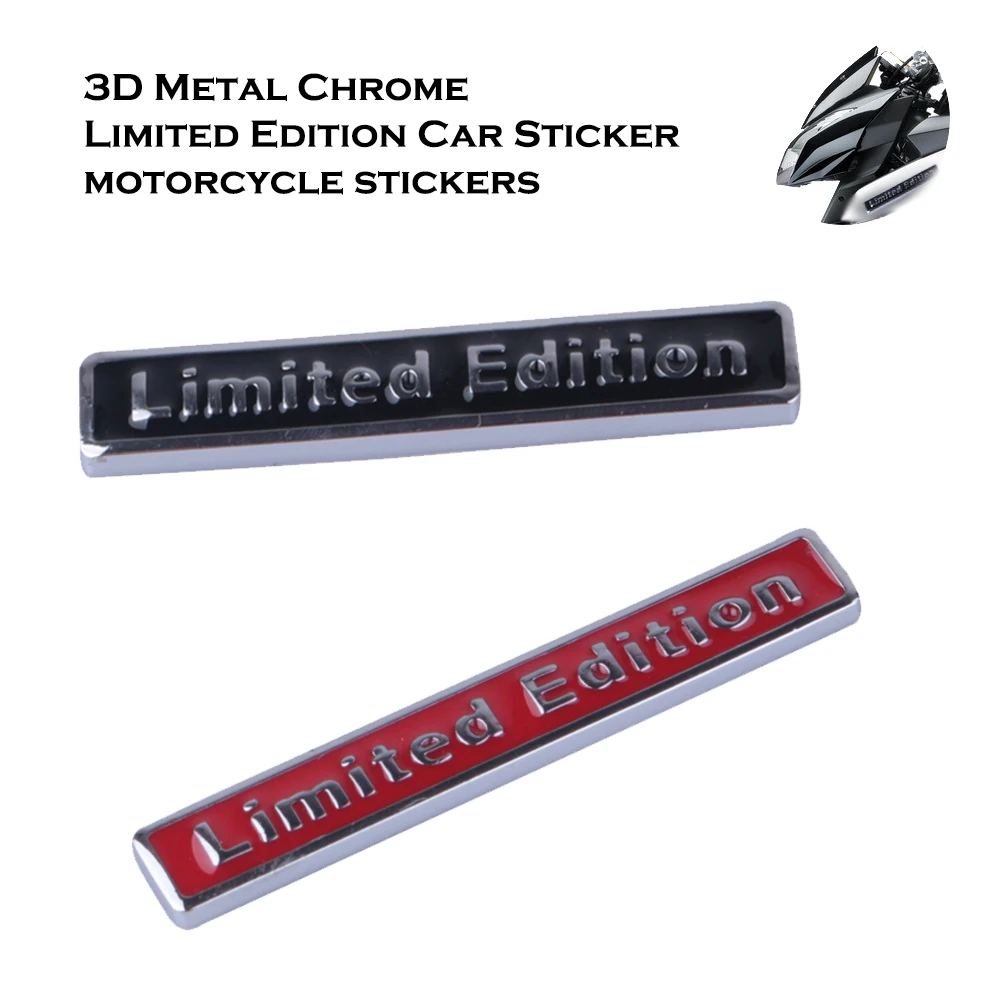 3D Metal Limited Edition Auto Car Sticker Badge Decal Motorcycle Stickers Emblem