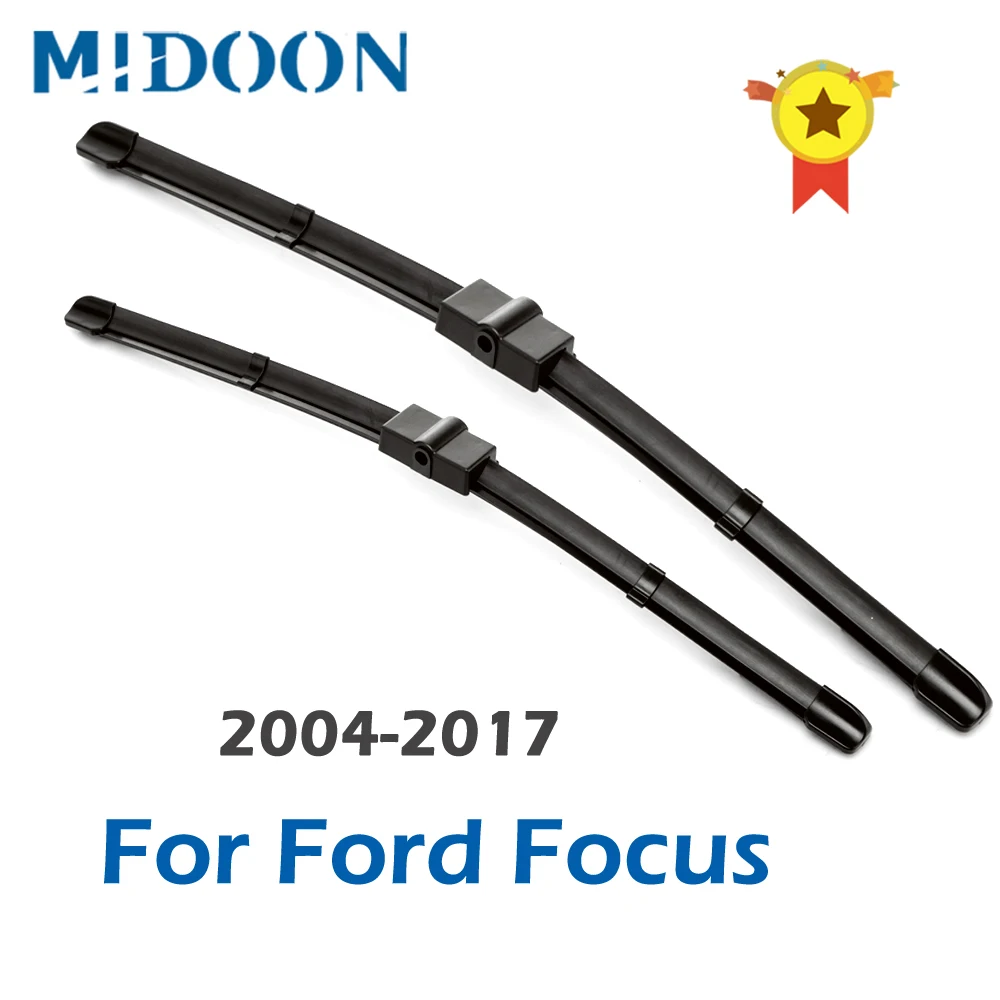 MIDOON щетки стеклоочистителя ветровое стекло для Ford Focus Mk2/Mk3 Fit сторона Pin/кнопка