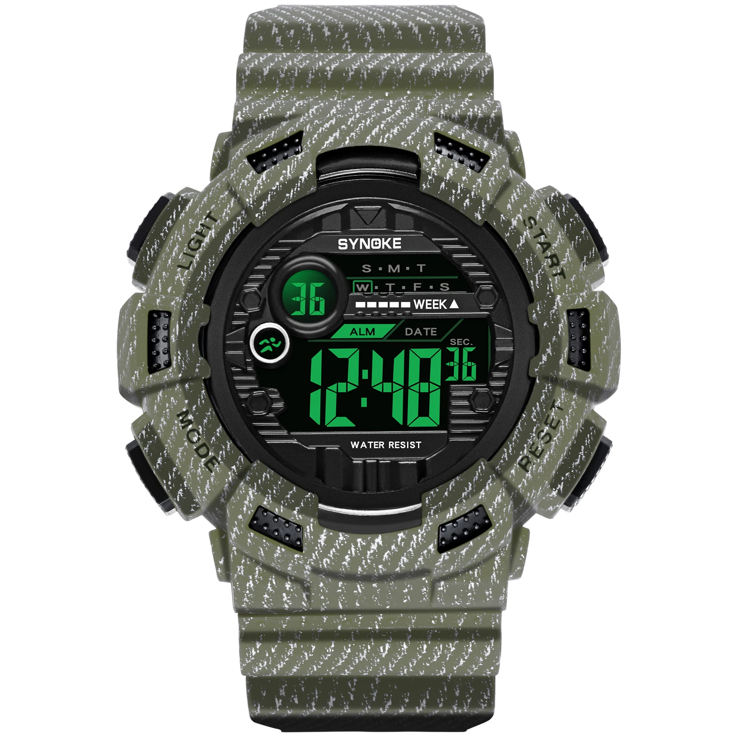 Sport Outdoor Watches Men Digital Multifunction Alarm Chrono 5bar Water Resistant Electronic Led Light Male Wrist Watch Military 