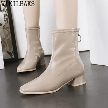 

Ankle Boots For Women Sexy Boots Ladies Shoes Black High Heels Winter Shoes Women Designer Boots Women Luxury Fashion Shoes 2020