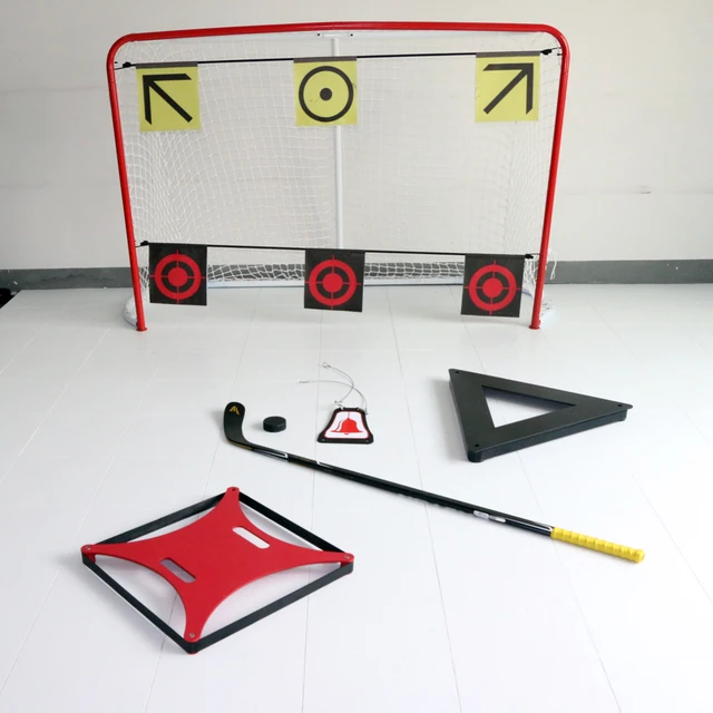 EALER ホッケー シューティングターゲット シューティングトレーニングエイド 3つのターゲット 1セット 簡単に掛けられる 十代の大人プレーヤー(2パック) | アイスホッケー練習用シューティングターゲット - ホッケー