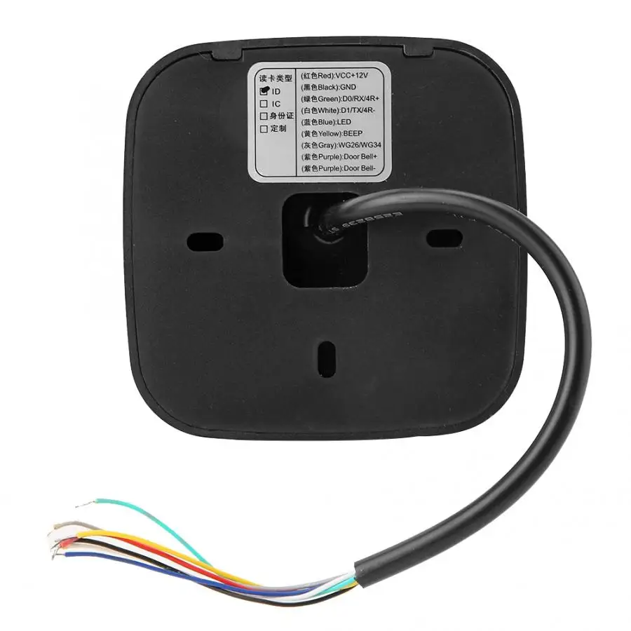 Wiegand26/34 RFID считыватель для контроля доступа 13,56 МГц/125 кГц IC/ID карт IP65 Водонепроницаемый RFID считыватель карт