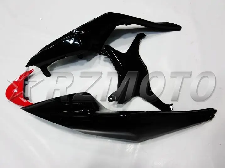 Литья под давлением ABS обтекатель комплект подходит для Kawasaki ZX6R 2009 2010 2011 2012 Обтекатели ZX-6R 09, 10, 11, 12, ниндзя 636 красного и черного цвета, бело-серые