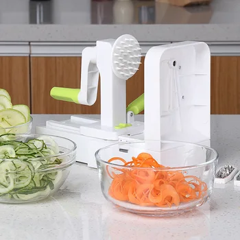 

Household Grater Multifunctional Hand-rotating Spiralizer Vegetable Slice Salad Noodles Spaghetti Various Fancy Plate Shredder