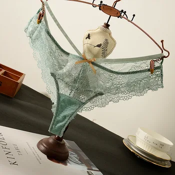 

Sexy Comfortable Ventilation Briefs Hollow Out Lace Cotton Bottom Women Underpants