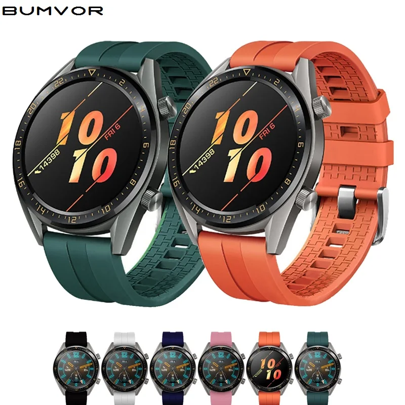 22 мм ремешок для часов Huawei watch GT 2 42 46 samsung galaxy Watch gear S3 Frontier amazfit gts Ремешок Браслет |