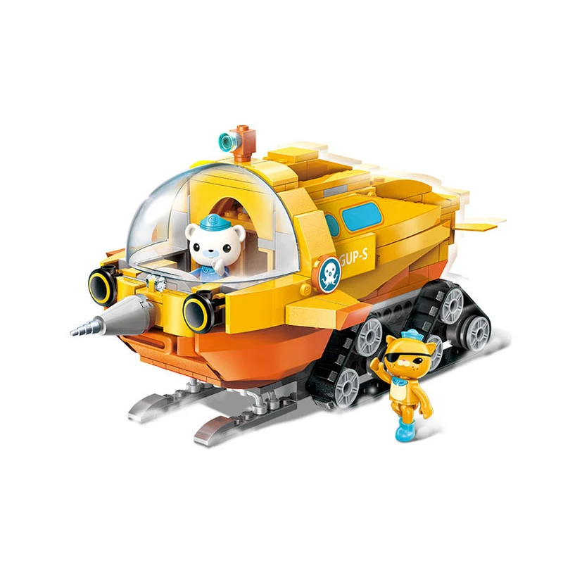 The Octonauts Serise Narwhal Boat Bricks Building Blocks Toys for Children Kids Boys Gifts Cartoons Animation Model 275Pcs | Игрушки и