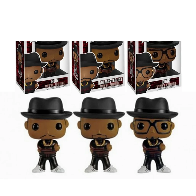 FUNKO POP Новейшая модель рок RUN #09 DMC #10 Джем мастер Джей #11 звезда периферийная
