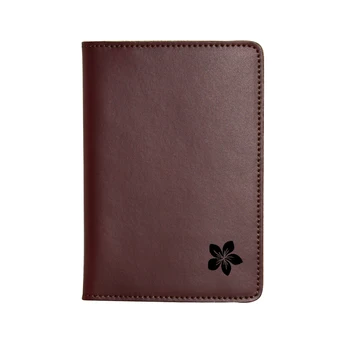 

Engraved Beautiful Fancy Pattern Flower Passport Travel Wallet Card Holders Purse Vintage Leather Passport Cover