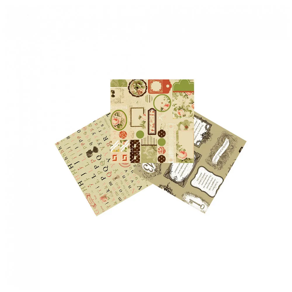 Набор бумаги Perfect Craft "Французское путешествие" 30,5*30,5 см