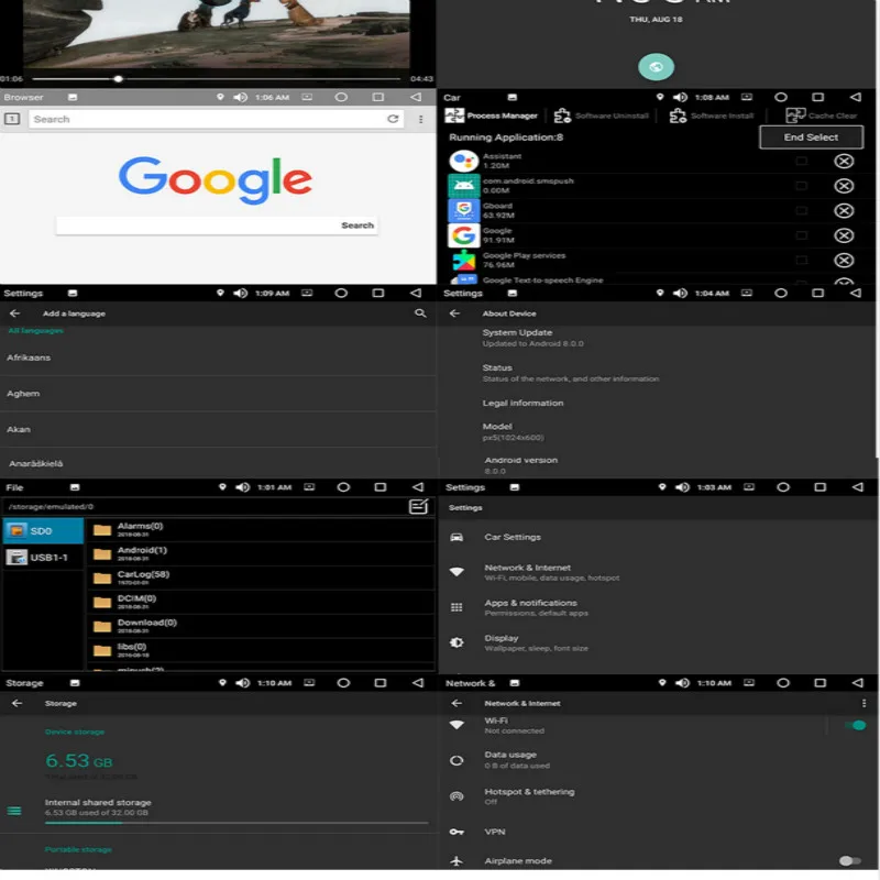 2 Din стерео приемник HD Android 8,0 7 дюймов емкостный сенсорный экран HD gps навигация Центральный Multimidia мультимедиа для Android