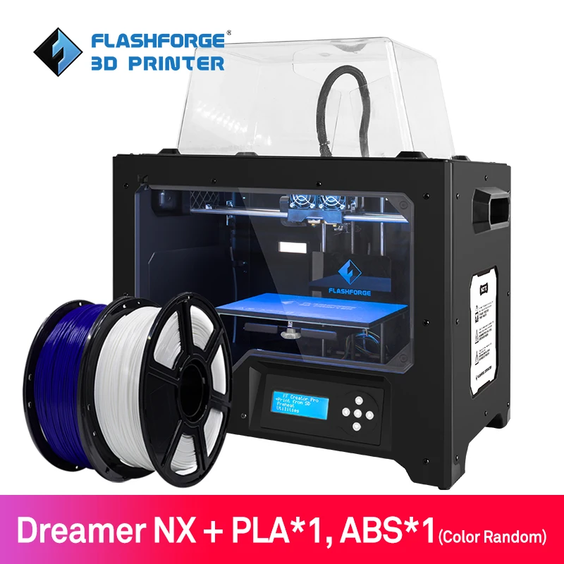 Новинка! Flashforge Creator Pro 3d принтер с открытым исходным кодом двойной экструдер W/2 катушки - Цвет: Pro add 2 PLA