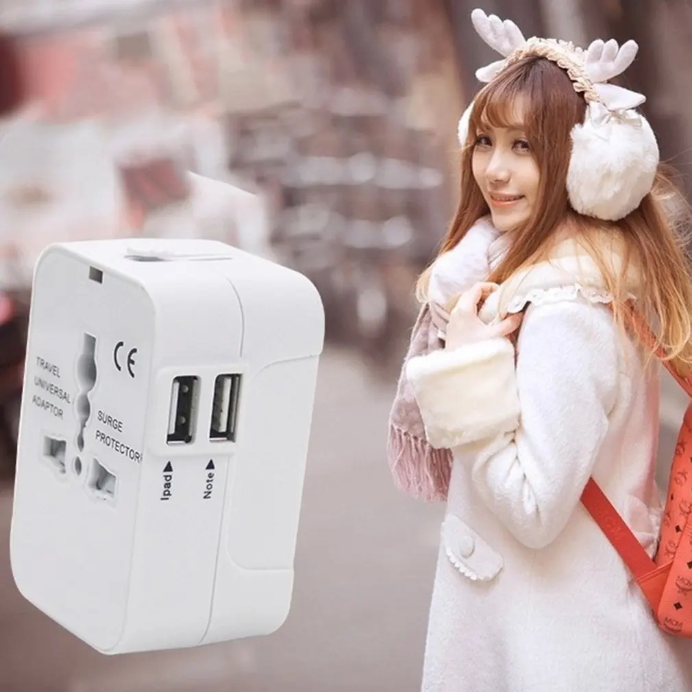 WTA-502U 2USB многофункциональный дорожный переключатель вилка многофункциональное преобразование европейский стандартный штекер конвертер