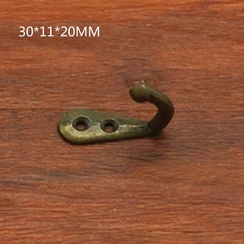 

20Pcs Vintage Style Rustic Cast Iron Wall Coat Hooks Hat Hook Hall Tree Hardware Buckle Horn Lock Clasp Hook Hasp Latch