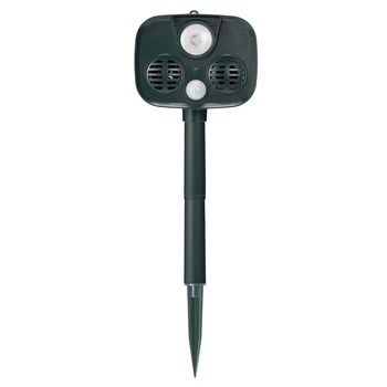 

Solar Bird Repeller Ultrasonic Repeller Animal Blaster Garden Cat Dog Pest Animal Repeller PIR Scarer Deterrent