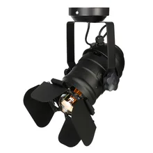 Регулируемый E27 Железный Лофт трек потолочный светильник, подвесной светильник, потолочный Точечный светильник s для дома, гостиной, коммерческий светильник, Декор