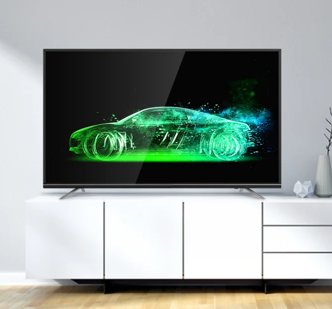 WIFI Телевизор тонкий плоский 55 65 70 75 85 дюймов Smart Android LCD светодиодный