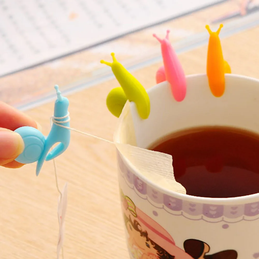 

Cooking Tools Small Snail Recognizer Device Tea Infuser Cup Of Tea Hanging Bag Color Randomly