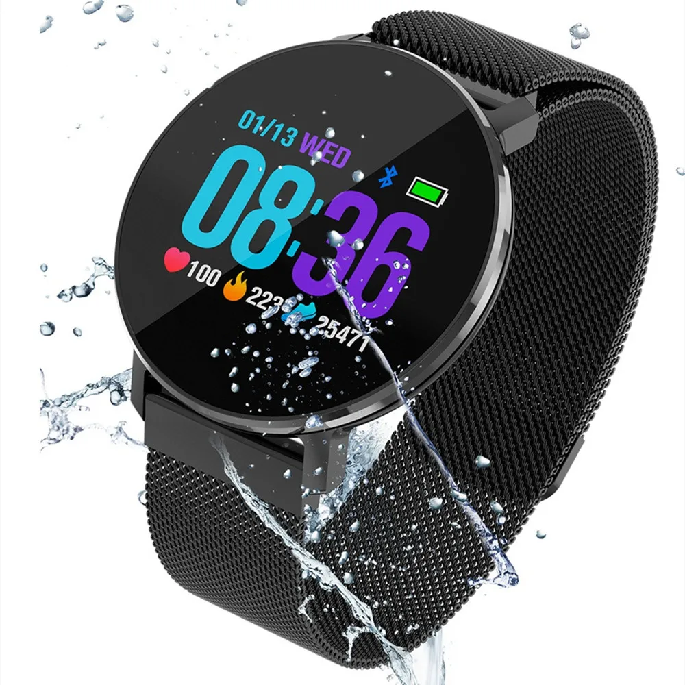 

2020 NEW T5 Smart Watch Men Women Blood Oxygen Blood Pressure Heart Monitor IP67 Waterproof Sports Smartwatch for iOS Android