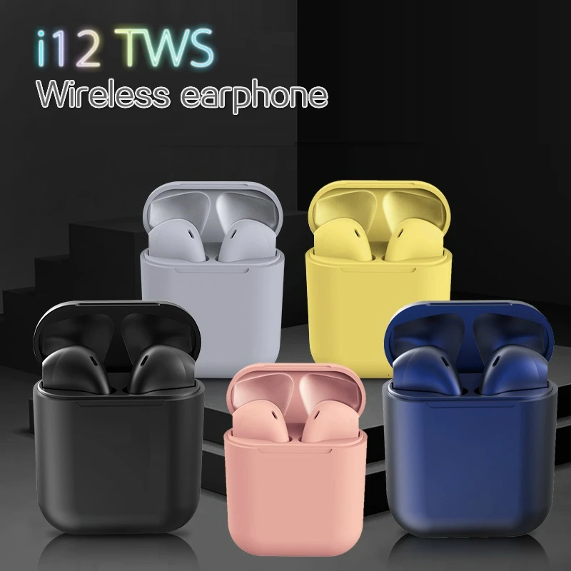 

i12 tws Wireless Earbuds Microphone Earphone 3D Stereo Sound Headset Bluetooth Headphone For Iphone Xiaomi Pods Huawei
