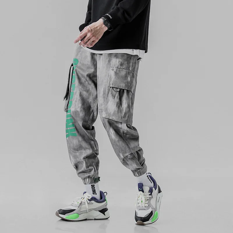 

City Where the Product 2019 Autumn Clothing New Style Japanese-style Joint Closing Foot with Drawstring MEN'S Casual Pants Capri