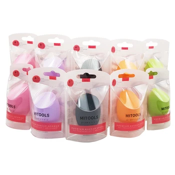 

2020 New Packing Green Girl Makeup Sponge Puff Egg Face Concealer Cosmetic Powder Make Up Blender Sponge Tools DX301