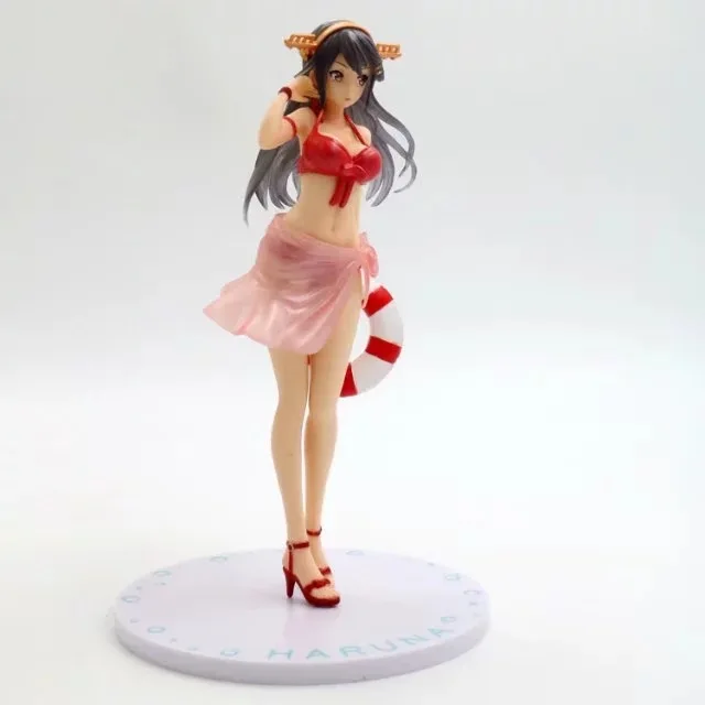 

Anime Model Mother Ship Fleet Collection Haruna to Two Year Water Swimwear Ver. Garage Kit Model