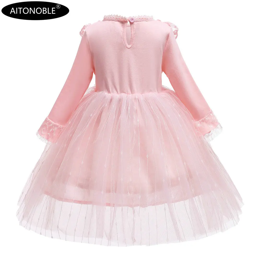 Aitonoble New Costume Christmas Dress Girl's Dress Children Skirt Cosplay Christmas For Girls With a Gift Bag