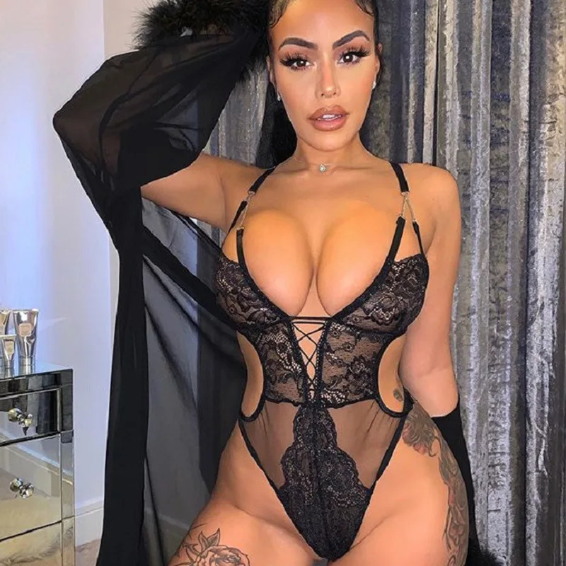 Yimunancy Bandage Lace Bodysuit Women Hollow Out Backless Mesh Bodysuit 2020 Ladies Summer Skinny Sexy Teddies Bodysuit Yimunancy Bandage Lace Bodysuit Women Hollow Out Backless Mesh Bodysuit 2020 Ladies Summer Skinny Sexy Teddies Bodysuit