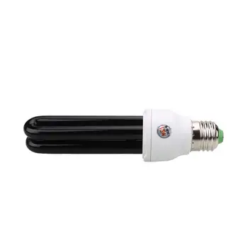 

E27 2U 15W Ultraviolet Fluorescent Blacklight Low Energy Screw Lamp Light 220V