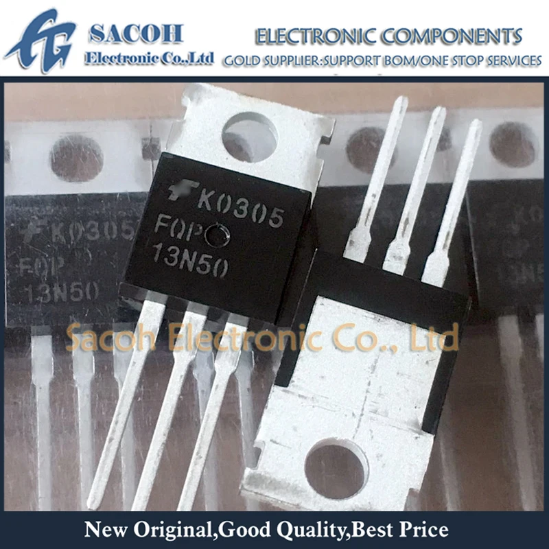 Nuevo, Original, 10 unidades/lote FQP13N50 FQP13N50C FQP13N50CF TO 220 ...