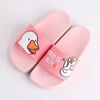 

Summer Children's Slippers New Style Thick Bottomed Kids Big Boy Men And Women Baby Bathroom Anti-slip Cute Cartoon Sandals