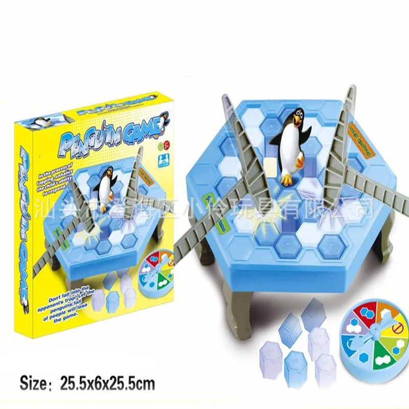 

Penguin Ice-Breaking Children'S Educational Tabletop Game Beat Penguin Ice Cubes Building Blocks Toy Parent And Child Interactiv