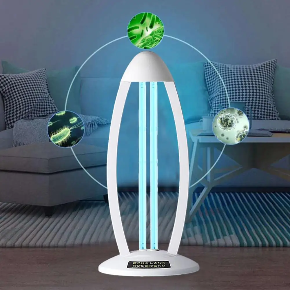 

36W Quartz UVC Sterilizer Lamp Remote Control Ozone Germicidal Light Timing Disinfection Bactericidal Lamp For Home Office