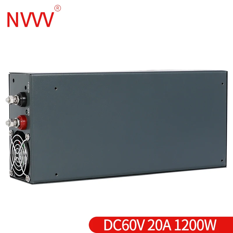 NVVV s-1200w-60v 20A импульсная электростанция напрямую продает достаточно мощности