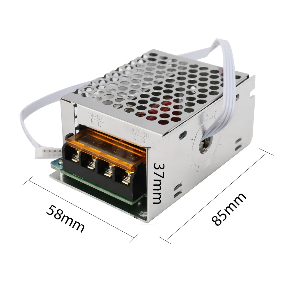 AC 220V 4000W SCR Thyristor Digital Control Electronic Speed Voltage Regulator