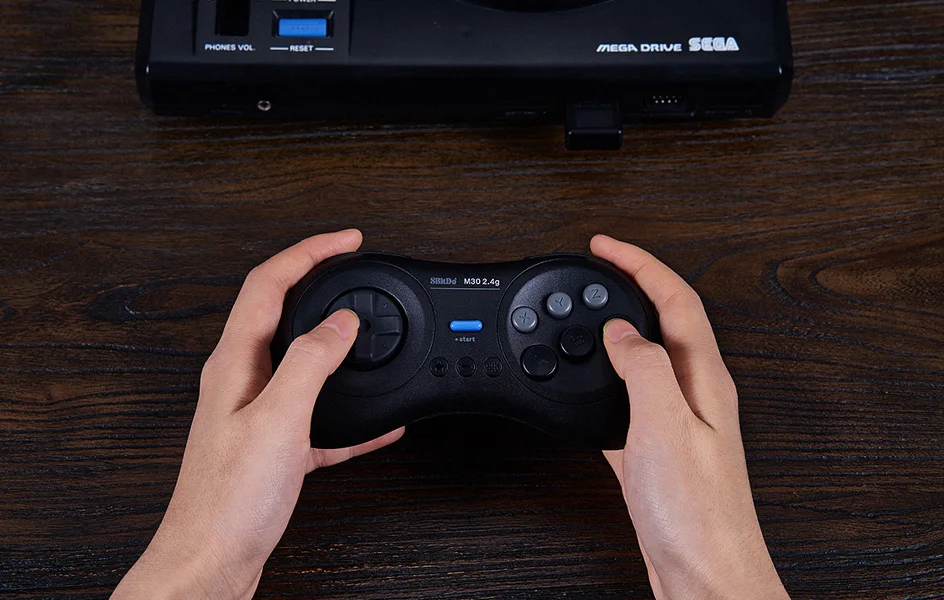 8BitDo M30 2.4G Wireless Gamepad for the Original Sega Genesis and Sega Mega Drive - Sega Genesis