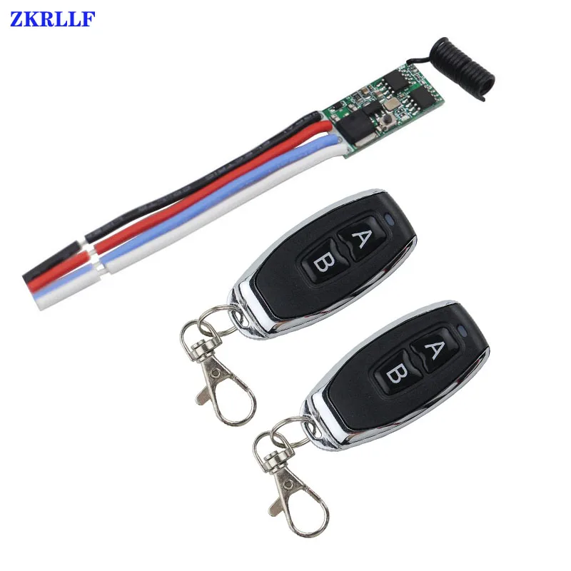 433 Mhz RF Relay Receiver Universal Wireless Remote Control Switch Micro Module DC3.6V-24V  LED Light Controller DIY-3
