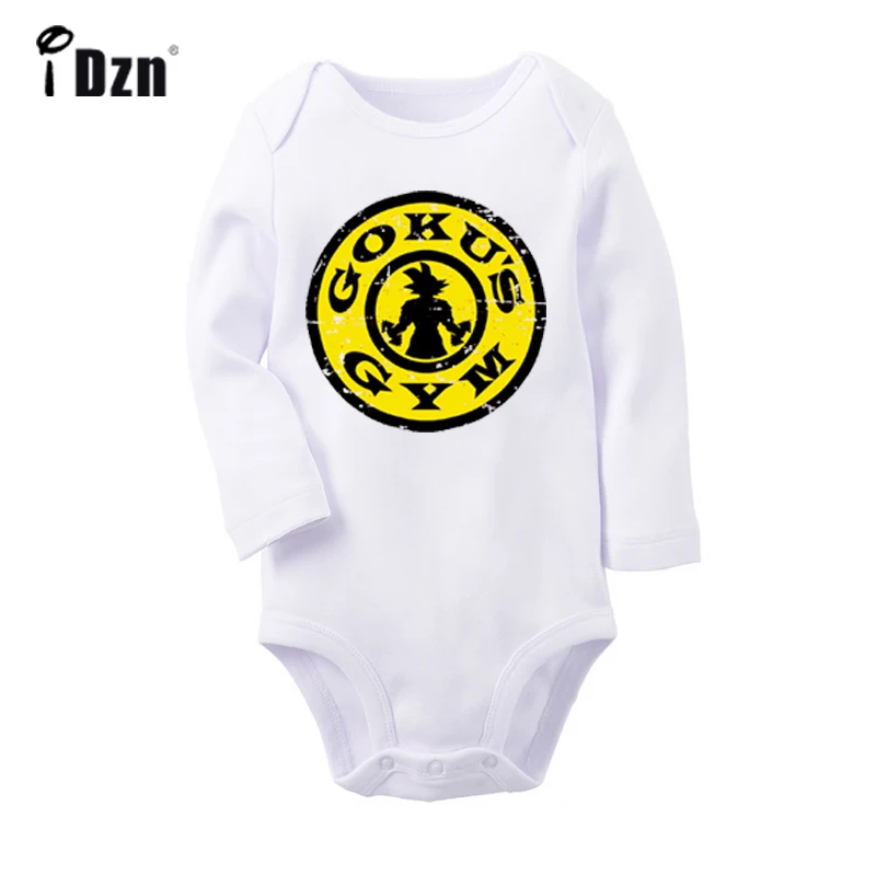 YbBaby456WC Боди для новорожденных с героями мультфильма «Драконий жемчуг»; комбинезон с длинными рукавами для малышей; хлопковая одежда с принтом; подарок - Цвет: YbBaby456WC