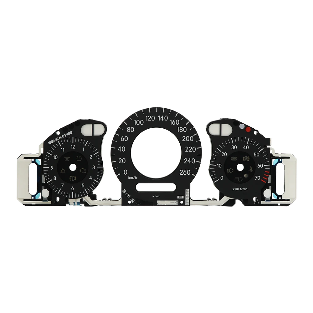 Gauge Face Overlay For Mercedes W211 W209 C219 Instrument Cluster 260km