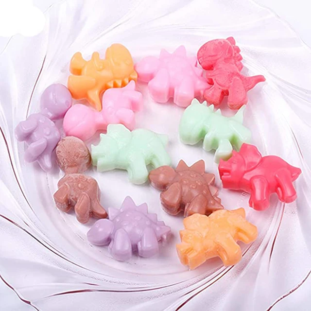 12 Üreg Dinoszaurusz Csokoládé Penész Nem Tapadós Szilikon Dino Cukorka Zselés Jégkocka Torta Dekorációs Szerszámok Cupcake Topper - Image 5