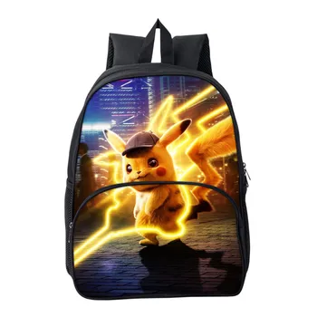 

Cartoon Pokemon Pikachu School Bags Students School Rucksack Fashion Popular Pattern School Backpack for Teens Boys Girls