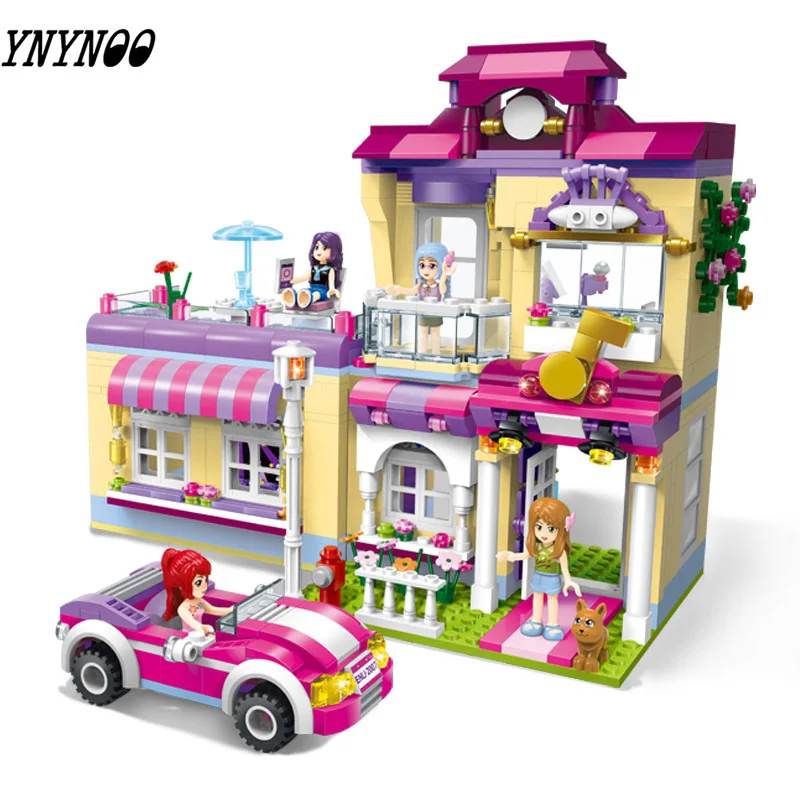 

734pcs Children's building blocks toy Compatible Legoinglys Friends city girls Star Training Center DIY figures Bricks