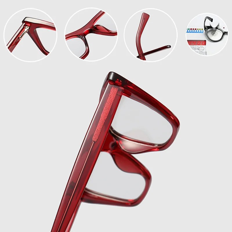 Ralferty TR90, женские очки, прозрачные, кошачий глаз, очки, оправа для очков для женщин, CP Pin Insert, без диоптрий, близорукость, F93349