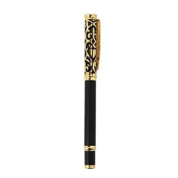

Ballpoint Pen Luxury Simple Metal Black Ink School Writing Ball-Pen 0.5mm Student Office Rollerball Pen